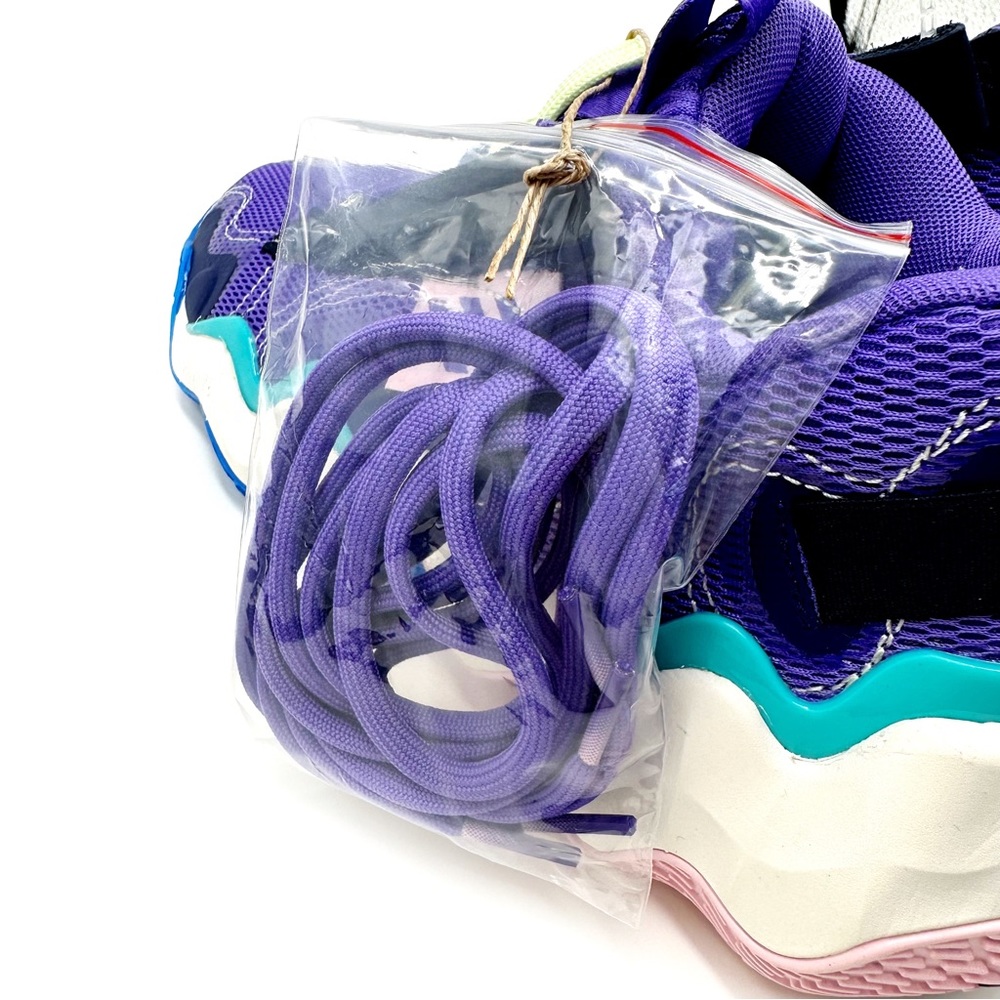 Adidas Exhibit B Candace Parker Basketball Sneakers Womens Size 8.5 Shoes Purple - Picture 7 of 8